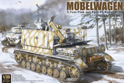 Picture of 1/35 Möbelwagen 3.7cm Flak auf Pz.Kpfw. IV Model Kit - Border Model BT-007
