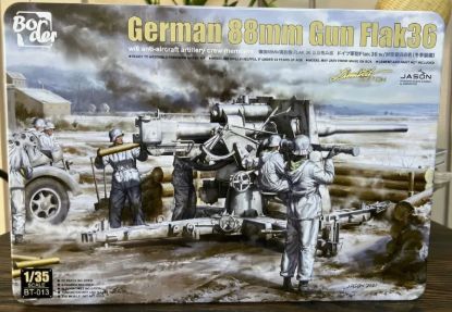 Picture of 1/35 Flak 36 88Gun Metal Box with Metal Gun  - Border Model BT-013