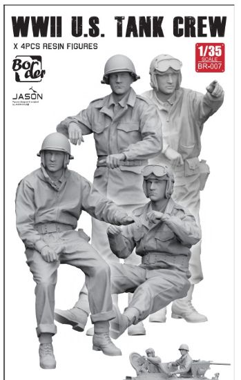 Picture of 1/35 WW II U.S Tank Crew - Border Model BR-007
