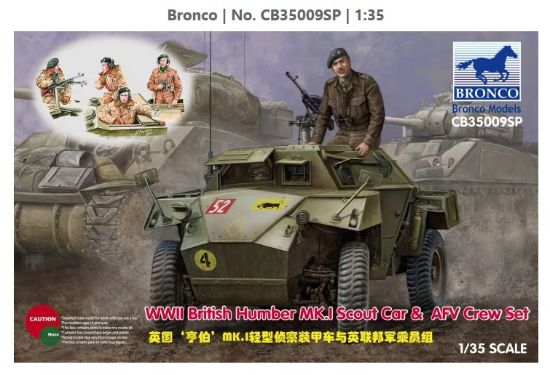 Picture of 1/35 British Humber Mk.I Scout Car & Crew Set – Bronco Model CB35009SP