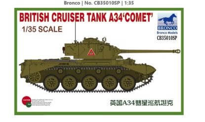 Picture of 1/35 British Cruiser Tank A34 Comet Special Edition – Bronco Model CB35010SP