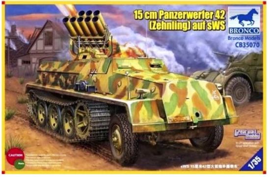 Picture of 1/35 15cm Panzerwerfer 42 (Zehnling) auf sWS – Bronco Model CB35070