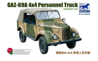 Picture of 1/35 Polish GAZ‑69A 4×4 Personnel Truck – Bronco Model CB35093