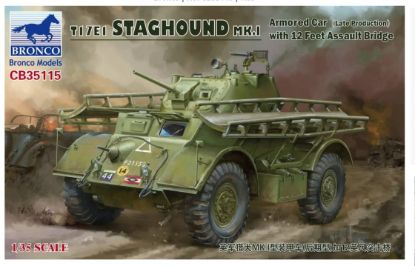 Picture of T17E1 STAGHOUND MK.I Armored Car（Late Production）with 12 Feet Assault Bridge