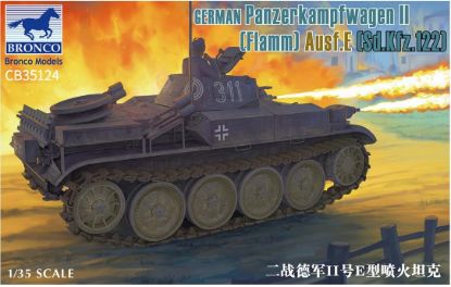 Picture of 1/35 German Panzerkampfwagen II Flammpanzer Ausf.E – Bronco Model CB35124