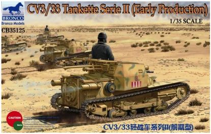 Picture of 1/35 CV3/33 Tankette Serie II Early Production – Bronco Model CB35125