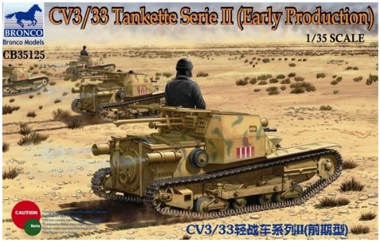 Picture of 1/35 CV3/33 Tankette Serie II Early Production – Bronco Model CB35125
