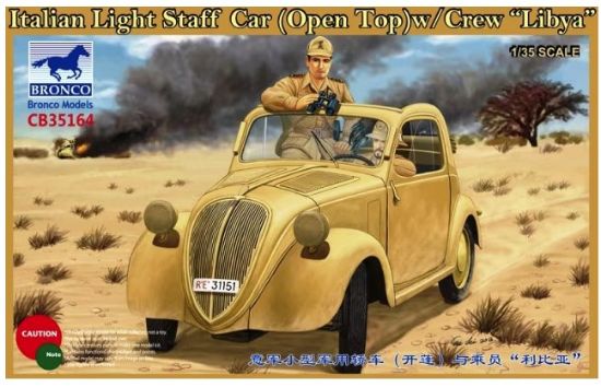 Picture of Italian Light Staff Car(Open Top) w/Crew “Libya”