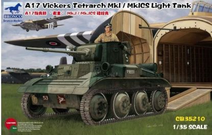 Picture of 1/35 A17 Vickers Tetrarch Mk.I / Mk.I CS Light Tank – Bronco Model CB35210