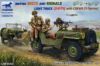 Picture of 1/35 British Recce & Signals Light Truck Set (2 Kits) with Crews – Bronco Model CB35218
