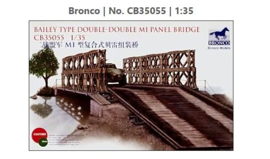 Picture of 1/35 Bailey Type Double‑Double M1 Panel Bridge – Bronco Model CB35055