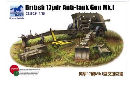 Picture of 1/35 British 17pdr Anti‑Tank Gun Mk.I – Bronco Model CB35024