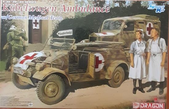 Picture of 1/35 Kübelwagen Ambulance with German Medical Team – Dragon 6336