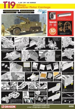 Picture of 1/35 T19 105mm Howitzer Motor Carriage Smart Kit – Dragon 6496