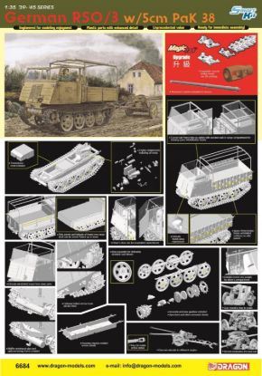 Picture of 1/35 RSO/3 with 5cm PaK 38 Smart Kit – Dragon 6684