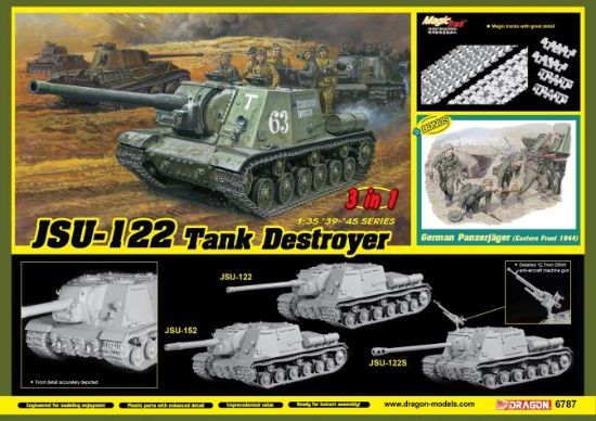 Picture of 1/35 JSU‑122 Tank Destroyer & German Panzerjäger Eastern Front 1944 – Dragon 6787