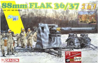 Picture of 1/35 8.8cm Flak 36/37 2‑in‑1 Upgraded Set – Dragon 6923