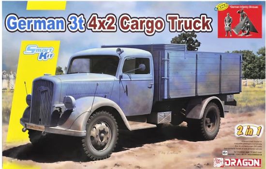Picture of Germany 3t 4x2 Cargo Truck (2 in 1)