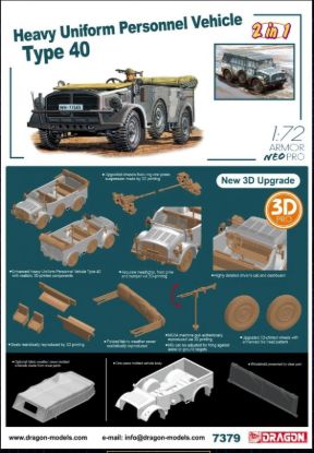 Picture of 1/72 Heavy Uniform Personnel Carrier Type 40 1/72 – SKU 7379