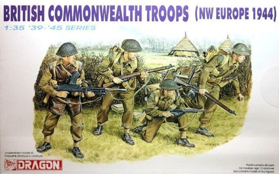 Picture of 1/35 British Commonwealth Troops NW Europe 1944 – Dragon 6055