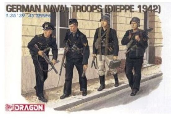 Picture of 1/35 German Naval Troops Dieppe 1942 – Dragon 6087