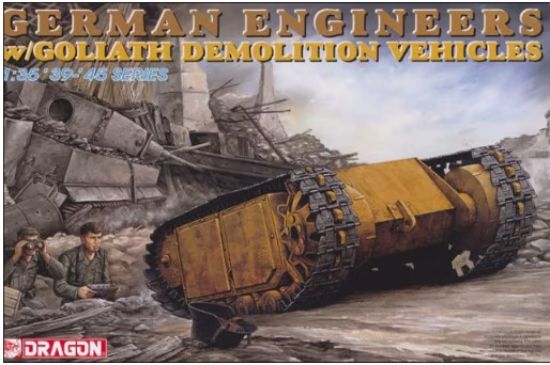 Picture of 1/35 German Engineers with Goliath Demolition Vehicle – Dragon 6103