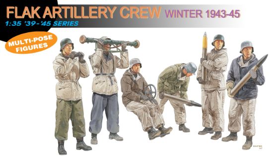 Picture of 1/35 Flak Artillery Crew 1943–45 – Dragon 6275