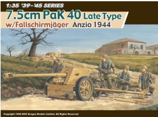 Picture of 7.5cm PaK 40 Late Type w/Fallschirmjager