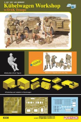 Picture of 1/35 Kübelwagen Workshop with DAK Troops – Dragon 6338
