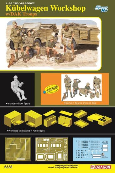 Picture of KÜBELWAGEN WORKSHOP w/DAK TROOPS