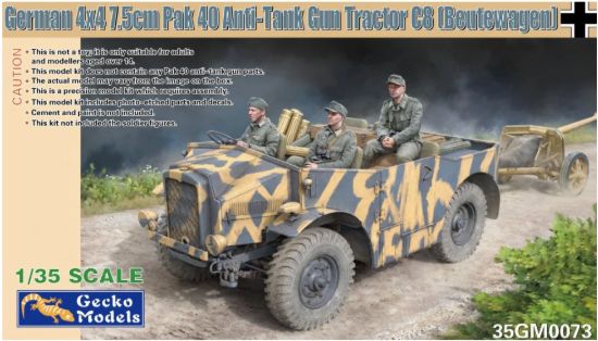 Picture of 1/35 4×4 7.5cm PaK 40 Anti‑Tank Gun Tractor – Gecko 35GM0073