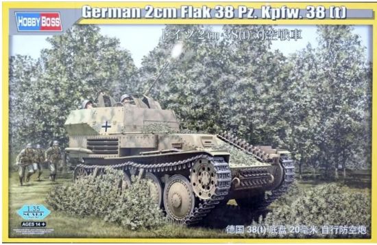 Picture of 1/35 Flakpanzer 38(t) with 2cm Flak 38 – HobbyBoss 80140