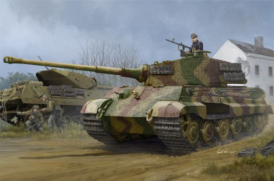 Picture of 1/35 King Tiger Henschel 1944 w/ Zimmerit Model Kit | HobbyBoss 84531 – AFV Hobby Hub