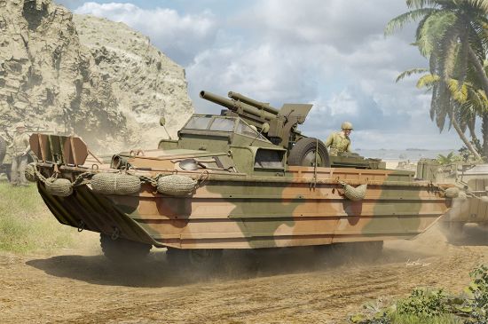 Picture of GMC DUKW-353 with 105mm Howitzer