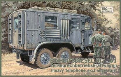 Picture of 1/35 Einheits  Diesel Kfz.61 Fernsprechbetriebskraftwagen (Heavy Telephone Exchange Van) - IBG 35004
