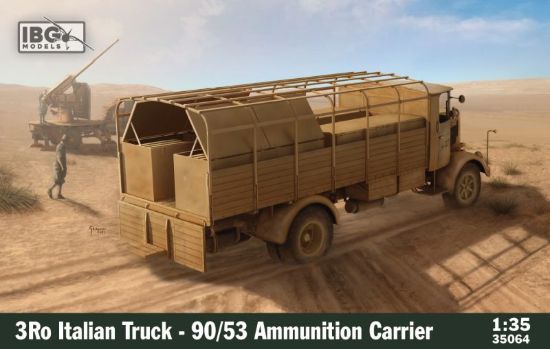 Picture of 1/35 3Ro Italian Truck - IBG 90/53 Ammunition Carrier  - IBG 35064