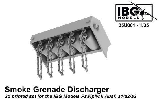 Picture of 1/35 Smoke Grenade Dischargers for Pz.Kpfw.II Ausf. a1/a2/a3  - IBG 3d Printed Set - IBG 35U001