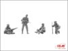 Picture of 1/35 German Tank Riders (1942-1945),  (4 figures) - ICM 35634