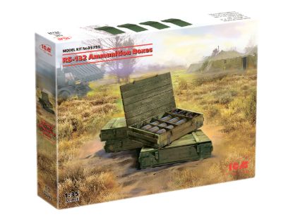 Picture of 1/35 RS-132 Ammunition Boxes - ICM 35795