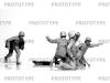 Picture of 1/35 WW2 German mortar GrW 34 with Crew (mortar and 4 figures) - ICM 35715