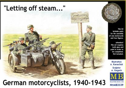 Picture of 1/35 German motorcyclists, 1940-1943  - Master Box 3539