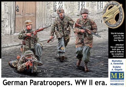 Picture of Germany Paratroopers. WW II era 