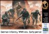 Picture of 1/35 German Infantry, WWII era. Early period  - Master Box 35177