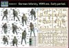 Picture of 1/35 German Infantry, WWII era. Early period  - Master Box 35177