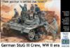 Picture of 1/35 German StuG III Crew, WW II era. "Their position is behind that forest!"  - Master Box 35208
