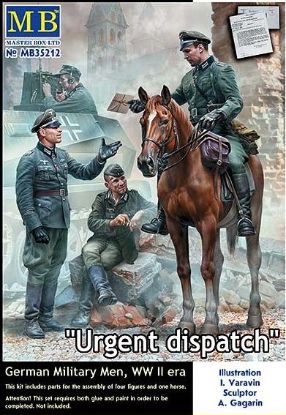 Picture of Urgent Dispatch. Germany Military Men, WW II era 