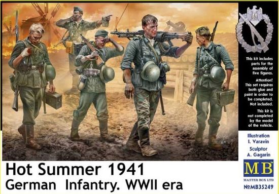 Picture of 1/35 Hot Summer 1941. German  Infantry, WW II era - Master Box 35249