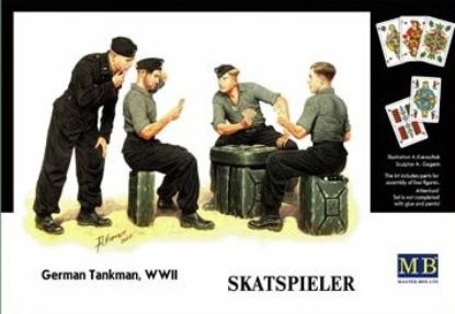 Picture of 1/35 Die Skatspieler, German Tankmen, WWII  - Master Box 3525