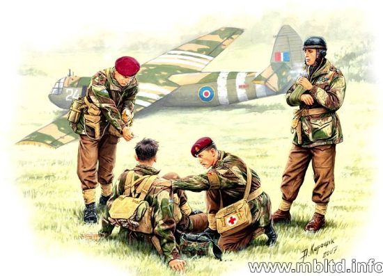Picture of British paratroopers, 1944. Kit 2 