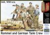 Picture of Rommel and Germany Tank Crew, DAK, WW II era 